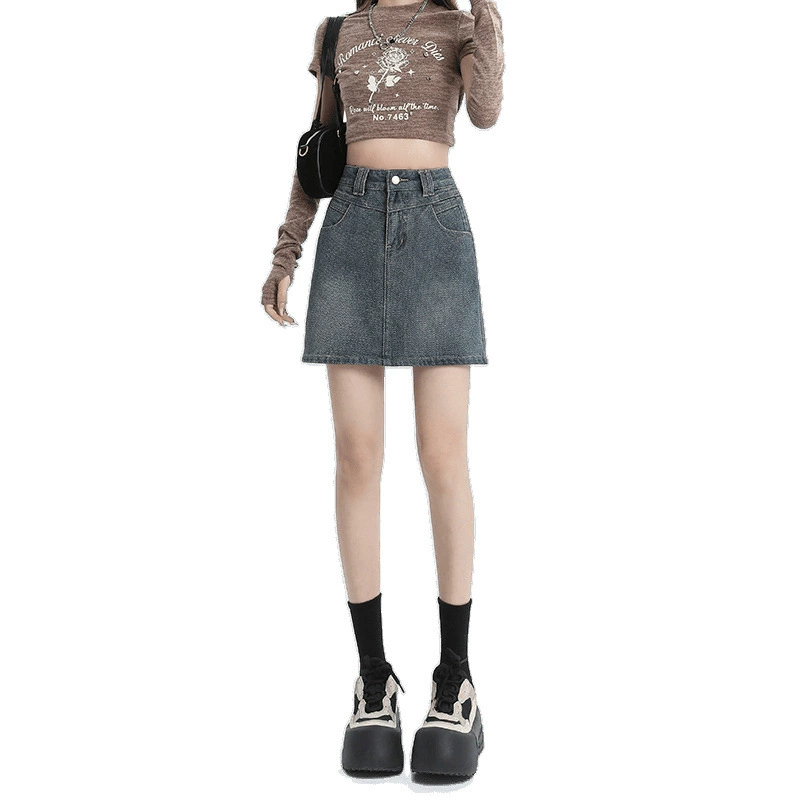 Starry sky, summer skirt, universal protective underware, hip-accented