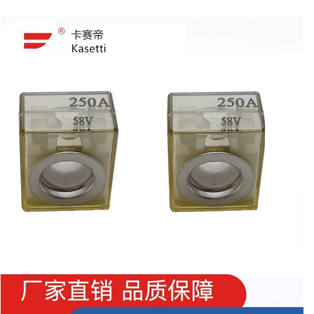 Новая энергия Электрический автомобиль аккумулятор предохранитель 58V изолированный плавкий предохранитель сиденье квадратный аккумулятор предохранитель