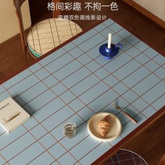 2025新款中古风轻奢桌垫防水防油免洗茶几桌面保护垫