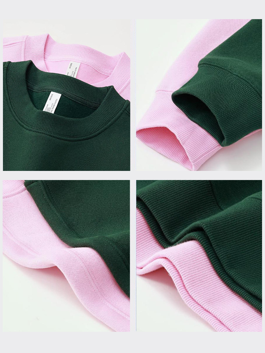 Transfronterizo americano de dos piezas de ropa de moda moda hombre juego deportivo de cuello redondo casual suéter de terciopelo hombre personalizado