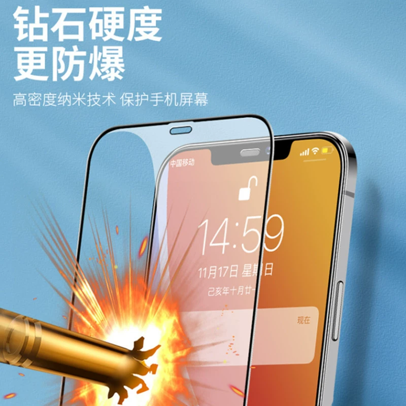 Apple, совместимый антистатический защитный электропокрытый экран для iPhone 13 Pro, 14 Pro Max