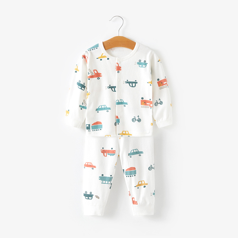 Baby Autumn Clothing Set Pure Cotton Children's Underwear Baby Clothes Boys Autumn Trousers Girls Cotton Pajamas Spring And Autumn Warm