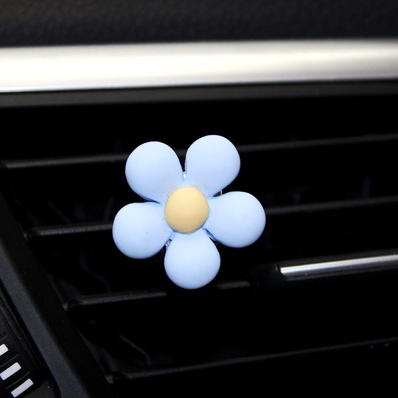 Pinza de salida de aire de flor de viento de Xuanya clip de salida de aire de coche de coche clip de salida de aire decoración de coche creativo suministros de coche mujer