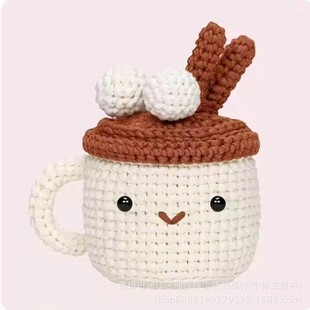 Cross-border crochet doll material bag handmade hook material bag ornaments pendant