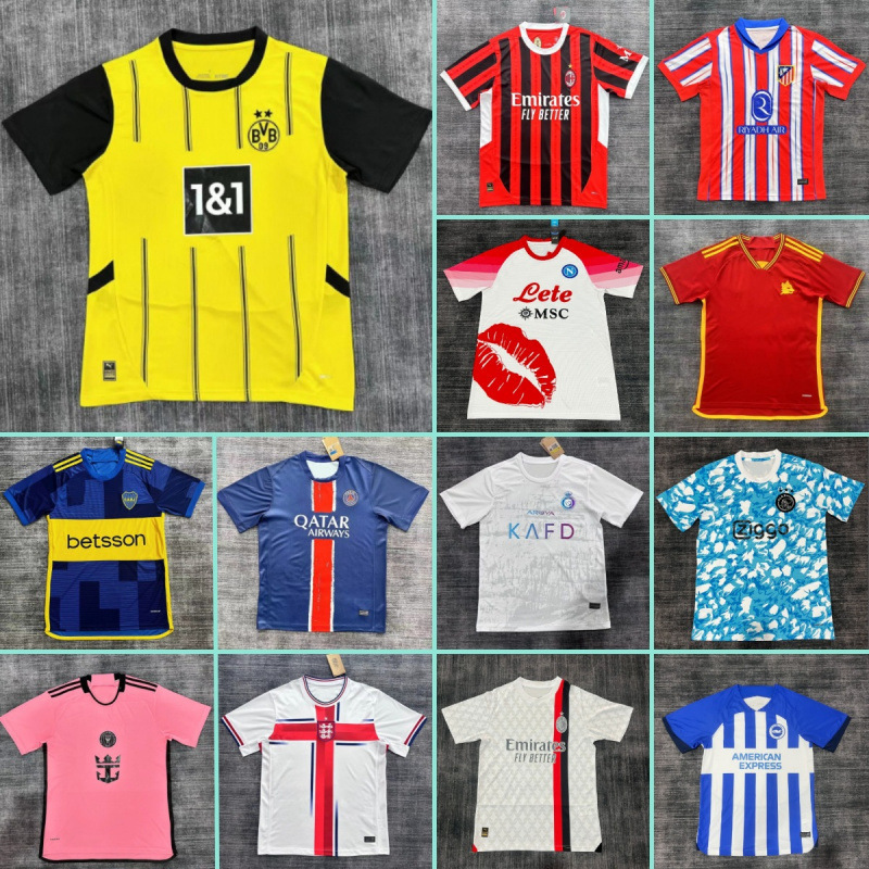 24-25 Season Real Madrid Inter Milan Atletico Madrid Tottenham Manchester City Manchester United Liverpool Chelsea Jersey Football Uniform Training