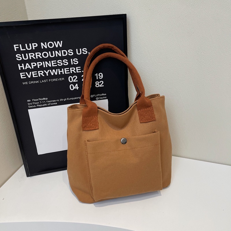 Bolsa de lona para mujeres invierno 2024 bolso de hombro bolso de mano de gran capacidad bolso japonés bolso de mujer bolso de ocio