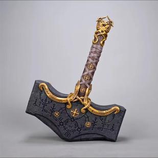 God of War 5 Thor's Hammer Avengers Weapons Peripheral Model Figure Toy Ornament