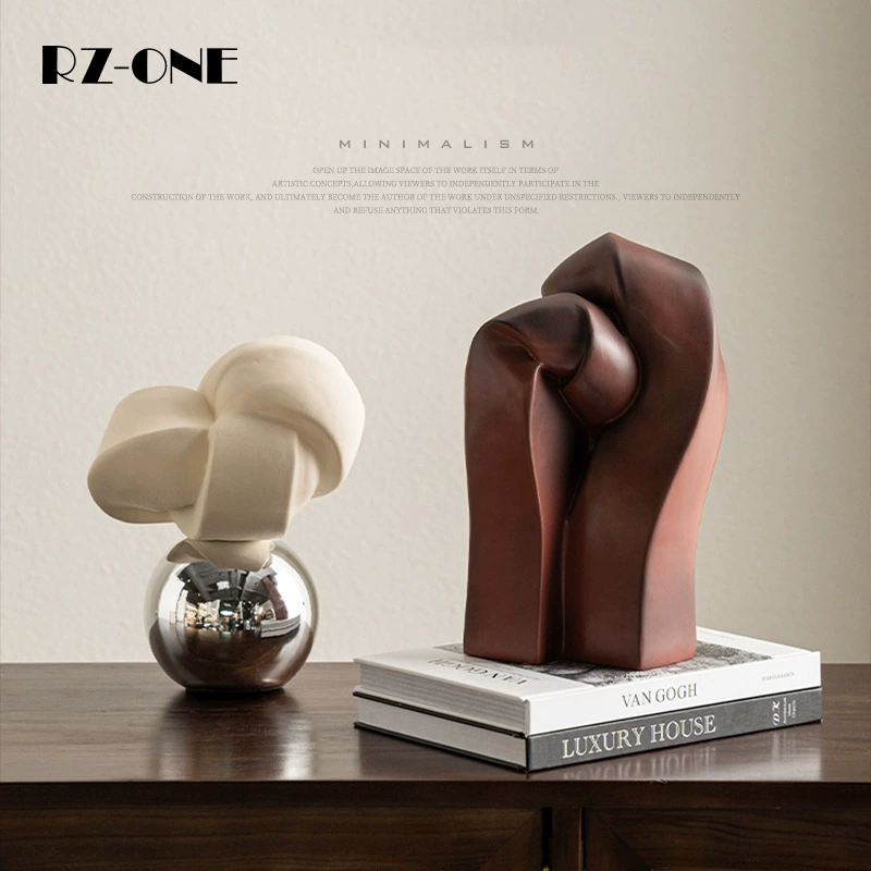 Мастер Тринадцать Высококачественных Абстрактных Витых Геометрических Маленьких Скульптур Искусства Нерегулярных Гостиной Геометрическое Украшение