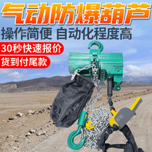 HQ8-(3-16)环链气动防爆葫芦载重量大 体积小环链气动防爆葫芦