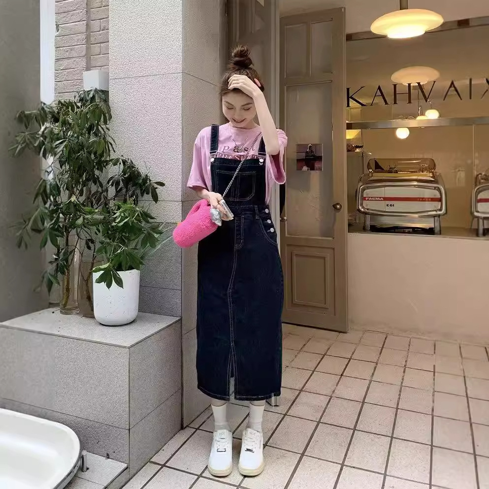 Denim autumn overall