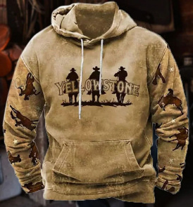 21 primavera y otoño popular suéter transfronterizo europeo y americano tendencia callejera para hombres Viking Myth sudadera con capucha con estampado digital