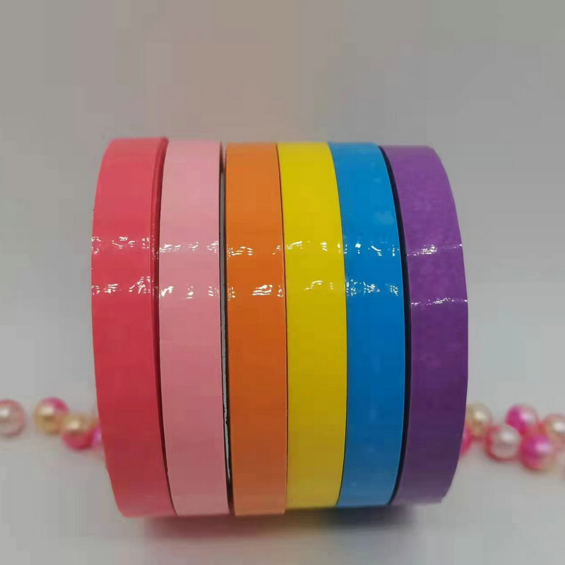 网红diang粘粘球胶带 学生彩色手玩拉丝起球缠球胶带 颜色随机