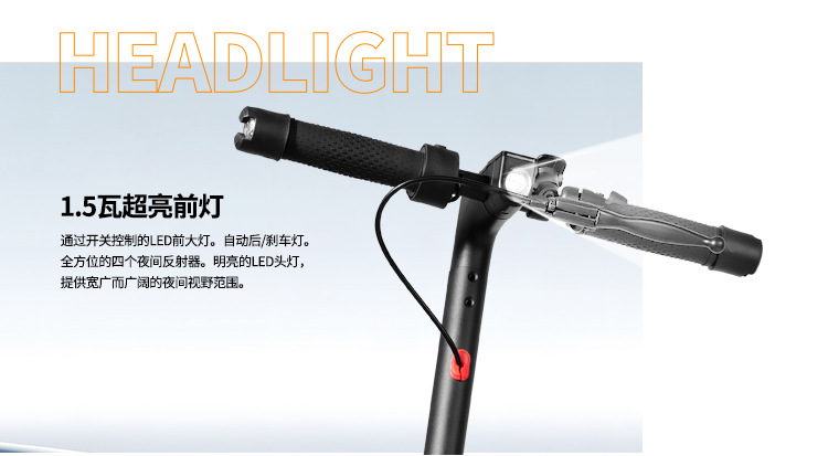 Cross-Border Folding Front and Rear Shock-Absorbing Electric Scooter with Long Battery Life, Portable Sports Scooter for Commuting to Work, Two-Wheeled Scooter