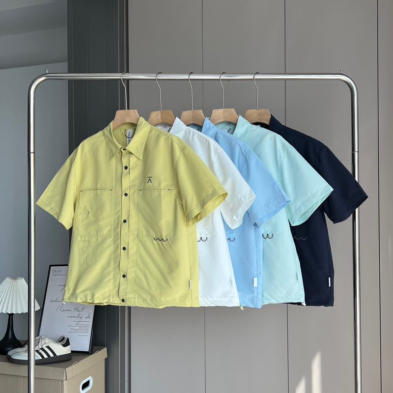 Factory Orders! Men's and Women's Summer Outdoor Mountain-Style Moisture-Wicking, Breathable, Quick-Drying Short-Sleeve Shirts, Casual Sports Shirts