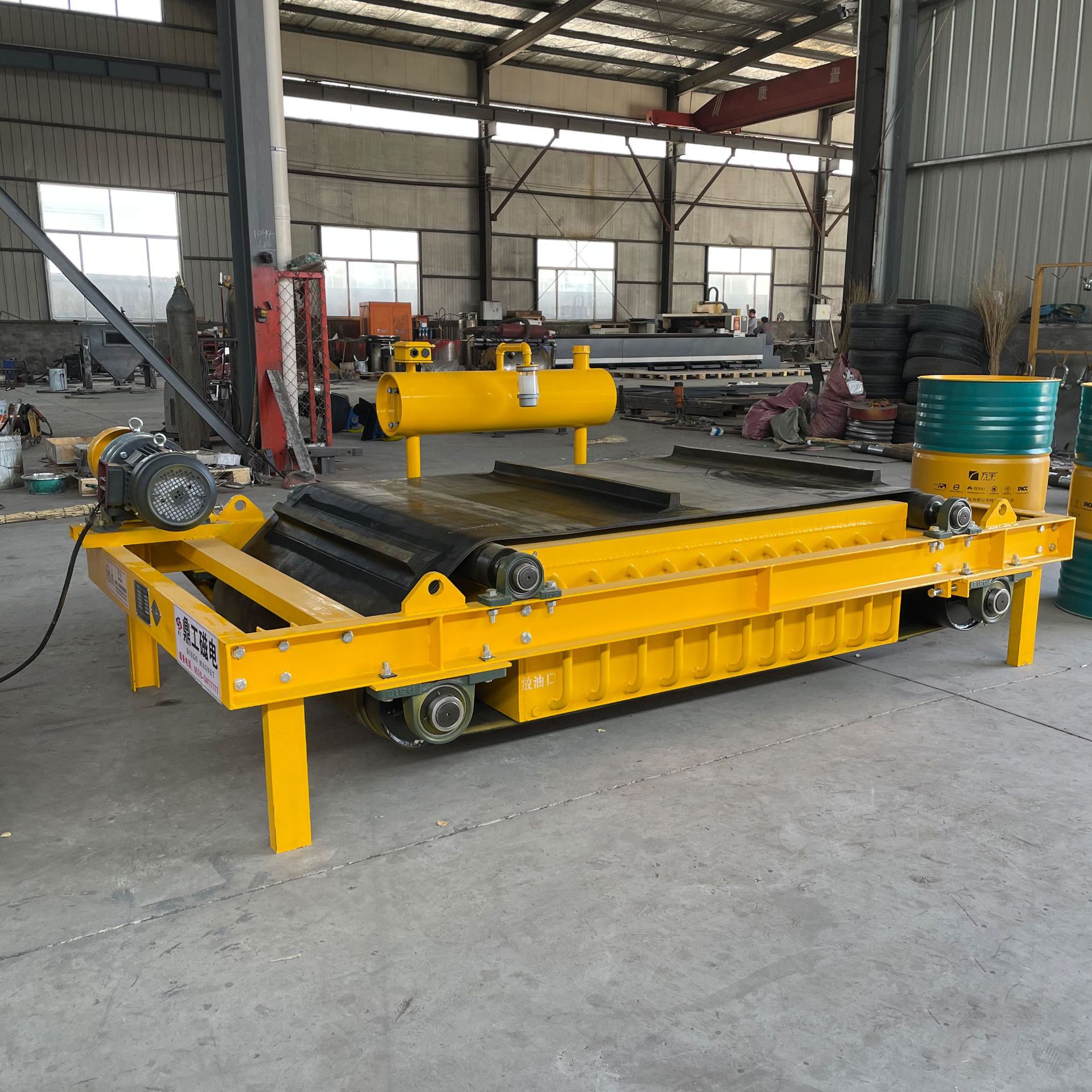 专业生产RCDE系列电磁除铁器 自卸式除铁器 除净率高 耗能低