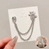 3# bear pin buckle (chain about 9cm)