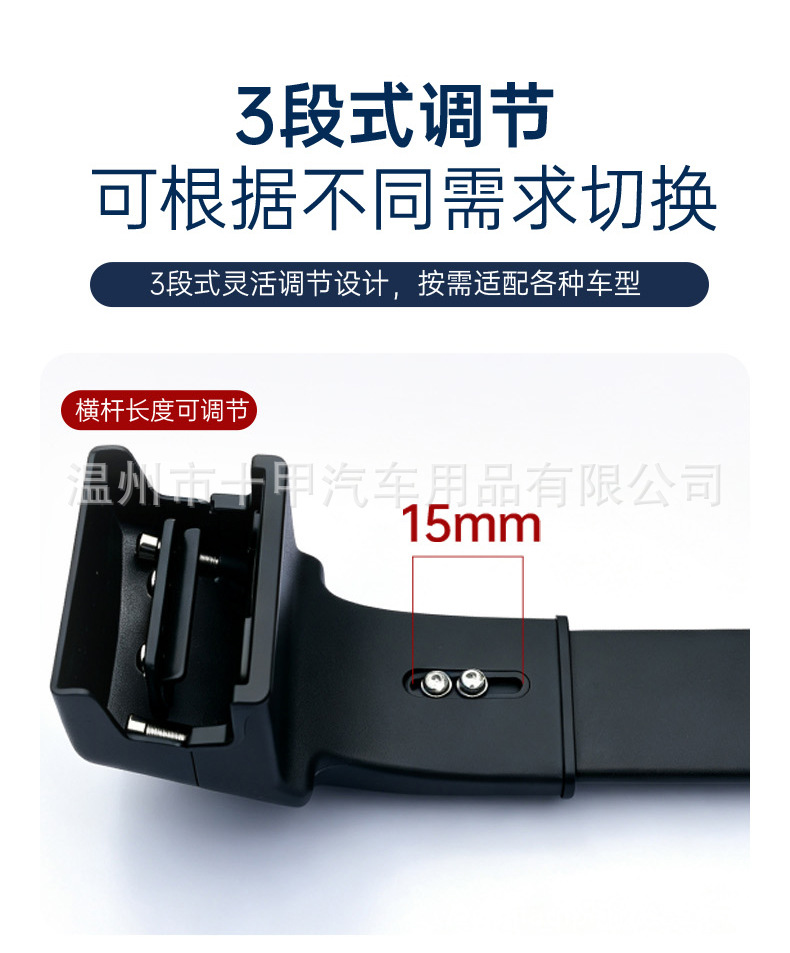Heavy-Duty Aluminum Alloy Roof Rack with Low-Profile Clamp Design for Carrying Luggage and Cargo