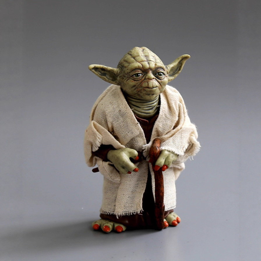 大模丸 星球大战 尤达大师 12CM真衣服 四肢可动手办 电影周边