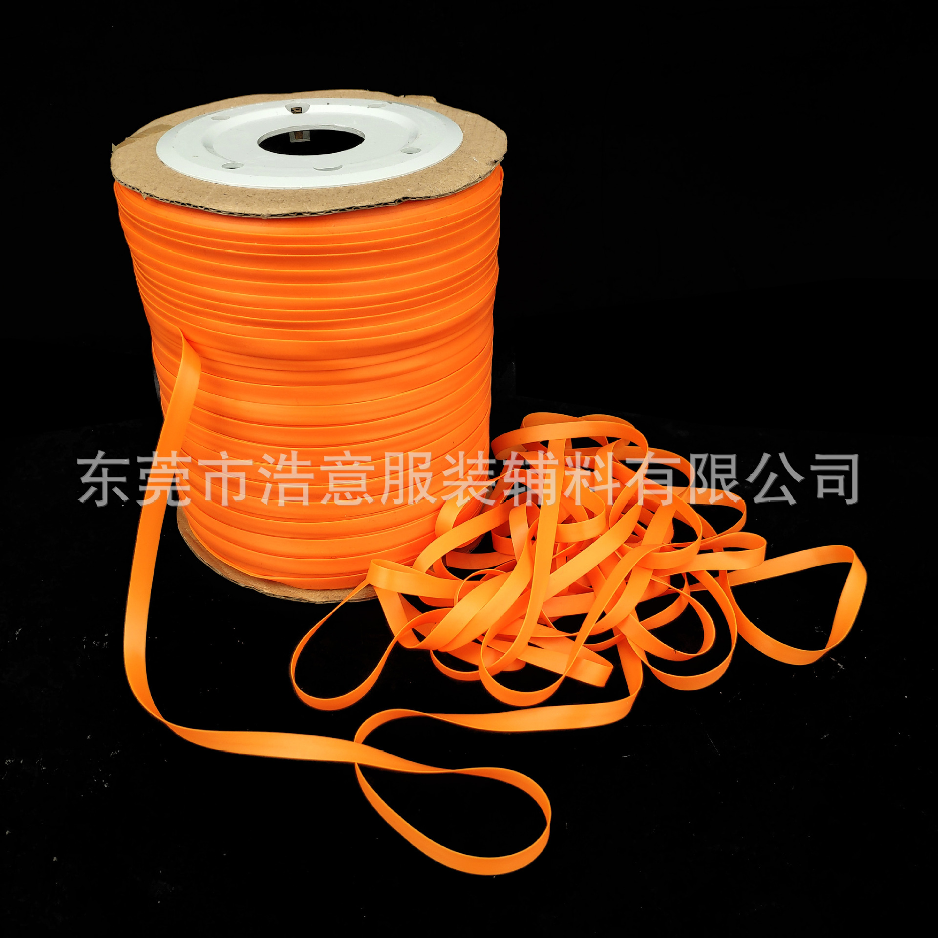 供应8210口罩头带松紧带 超声波焊接黄色TPU口罩带 挂耳带