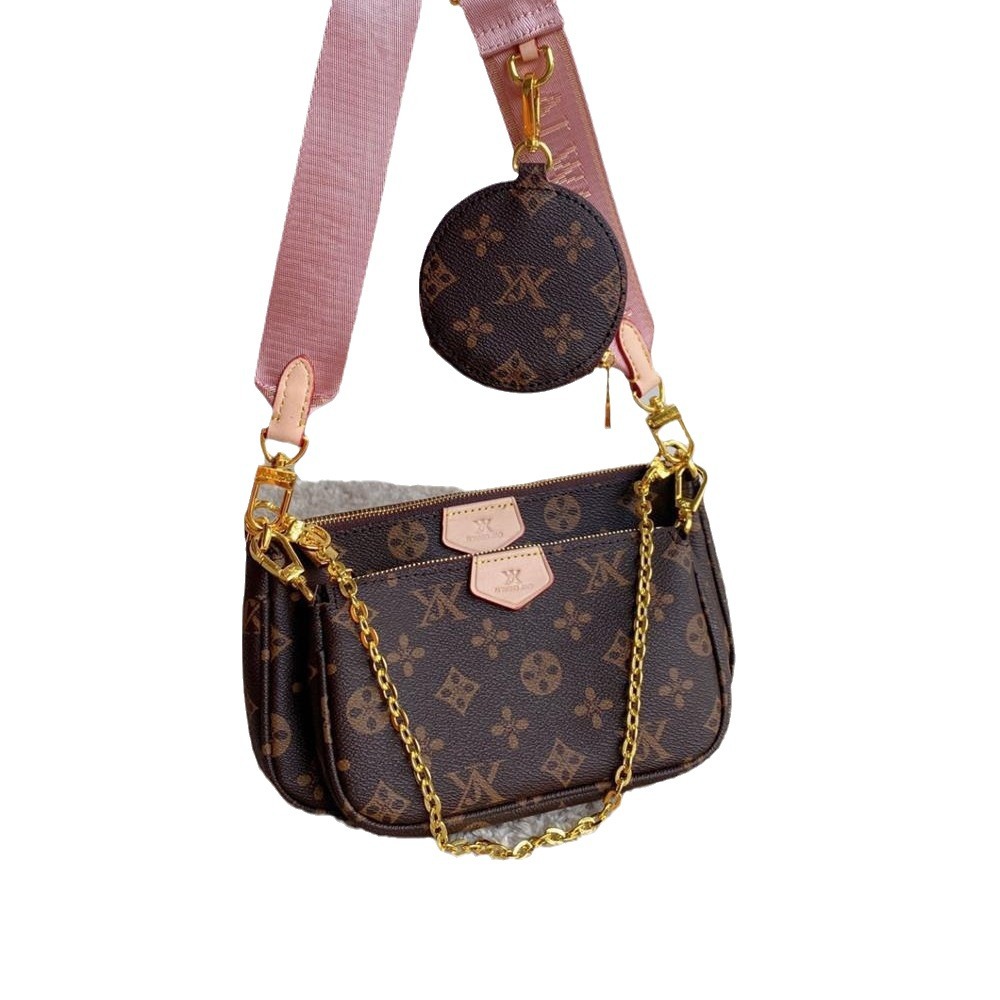 2023 nuevo bolso de mujer de la axila de la moda cinco en uno bolsa de Mahjong presbicia tres en un hombro Crossbody bolsa de la cadena del sobre