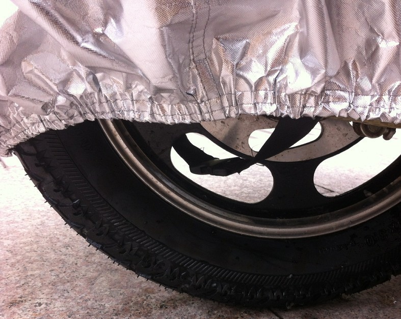Aluminum Foil Sun Protection Car Rainproof and Dustproof Electric Car Cover Scooter Car Cover Manufacturer Supply