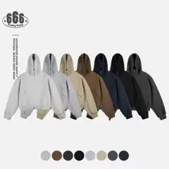 WHSDDY3 American Style High Street Fashion Brand Cardigan Hoodie Men's Fashion Loose Casual Profile Hoodie WY982