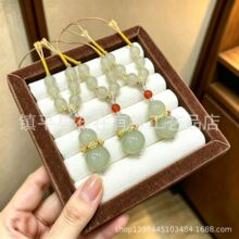 天然东陵玉葫芦吊坠玉石挂件福禄锁骨链东陵玉晴水色葫芦玉石项链