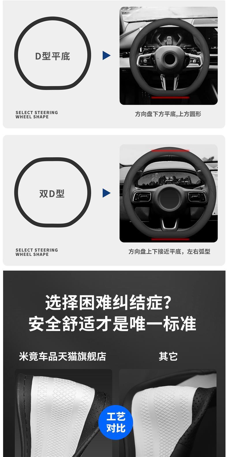 2026 BYD Seal 06GT Sea Lion 05DMi/EV Steering Wheel Cover Ultra-thin Non-slip Interior Car Handle Cover