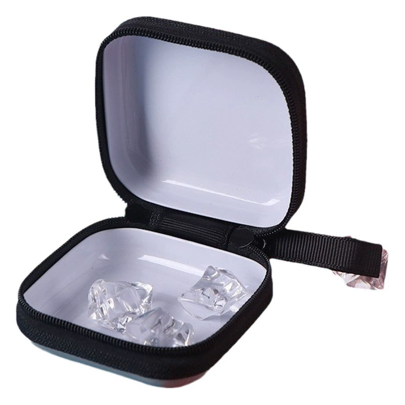 Винтажный жесть квадратный портмоне Электрический Ключ Монета Сумка На Молнии гарнитура Кабель для передачи данных организовать ящик для хранения