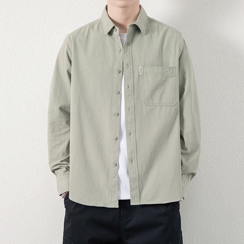 2026 New High-Quality Men's Casual Shirts, Spring and Autumn Long-Sleeve Workwear, Loose and Stylish 2026 New High-Quality Men's Casual Shirts, Spring and Autumn Long-Sleeve Workwear, Loose and Stylish