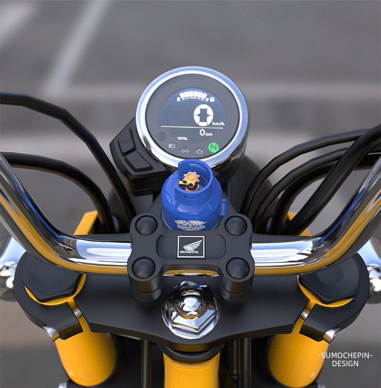 No.9 electric car motorcycle modification accessories cub CC110 electric door lock car keyhole decorative cover