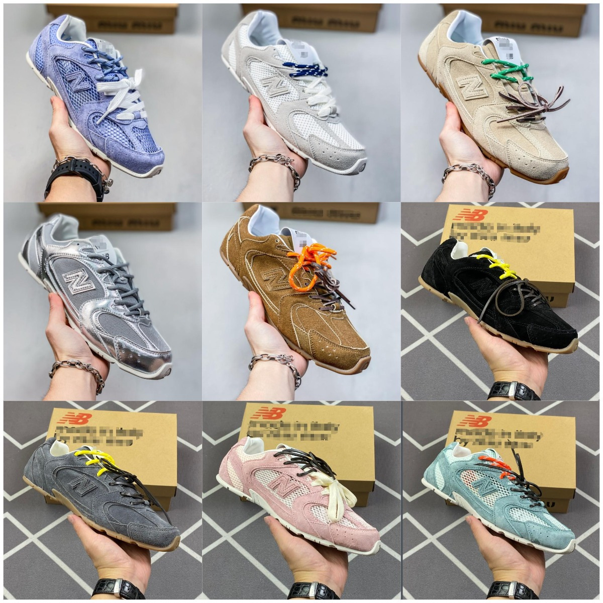Two-color sneakers