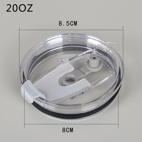 Factory 12oz 16oz 20oz 30oz Car Cup Lid Transparent Sealing Leak-Proof Plastic Cup Lid