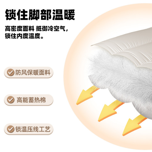 Men's thick-soled cotton slippers with shit-stepping feel, indoor non-slip outer wear confinement shoes, plush cotton slippers for women, wholesale