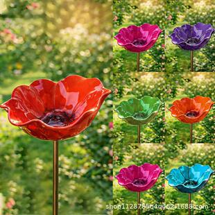 �F؛����վHandmade Metal Flower Garden Stake�ֹ����ٻ��@��