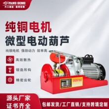 微型电动葫芦220V小型提升机家用小吊机升降卷扬机起重机微电葫芦