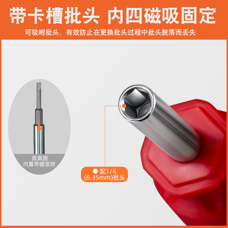 Destornillador corto Di Speed Hexagonal interior corto 2-6 cruz flor de ciruelo mango T6-T20 cabeza de rábano mini destornillador