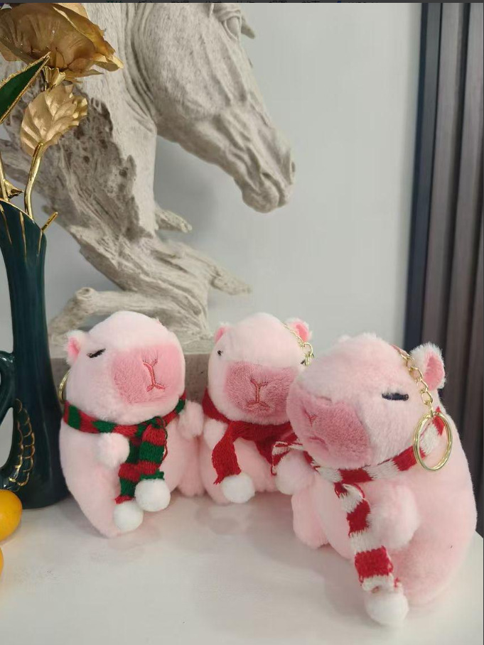 핑크 스카프 카피바라