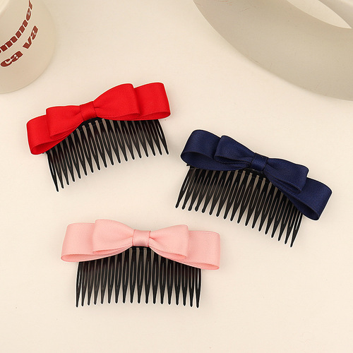 Butterfly knot hair comb hair accessories Korean bangs hair clip hairpins simple head ornaments hair clips reverse hair stick hair comb hair prong