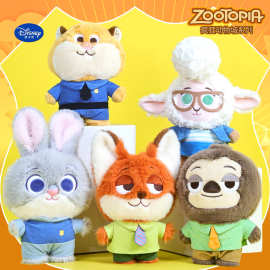 正版迪士尼疯狂动物城兔子朱迪公仔狐狸尼克玩偶毛绒玩具女生礼物