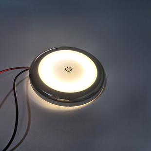 Thin LED RV light LED10-30V RV round small ceiling light modified car yacht ship ceiling light