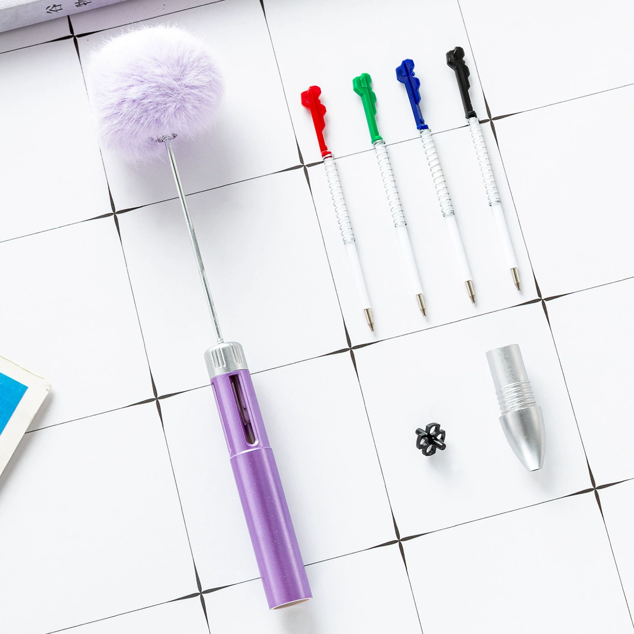High quality rollerball pen for students, multicoloured ballpoint pen, DIY