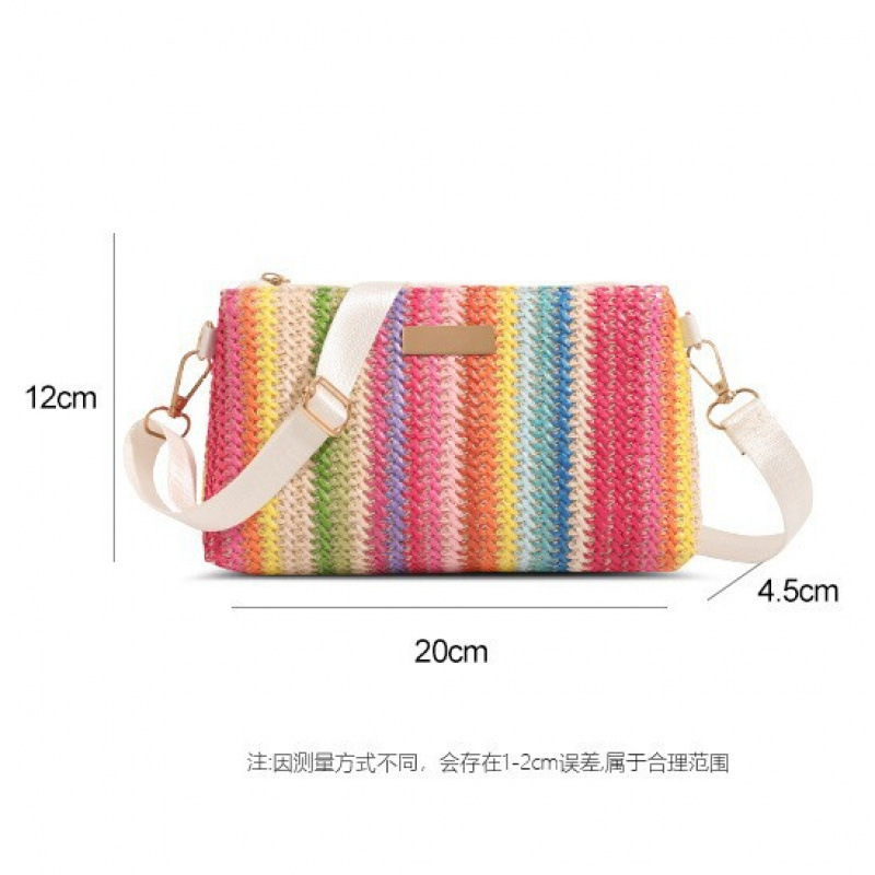 2025 nueva bolsa de tejido de alta gama bolsas de mujer con cremallera bolsas cerradas bolsas cuadradas pequeñas bolsas de moda de hombro image 5