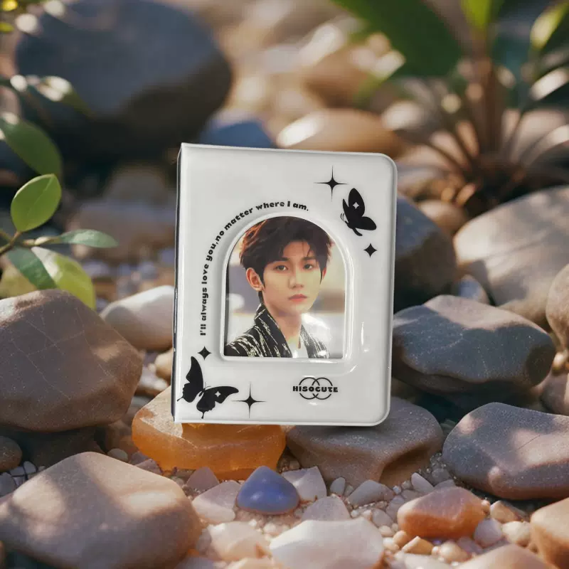 工厂直销黑白格子三寸相册追星爱豆小卡卡册韩版拍立得相片收纳本