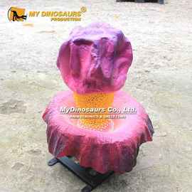 龙晨时代精致迷你魔芋花仿真模型 软胶电动小型可爱装饰摆件