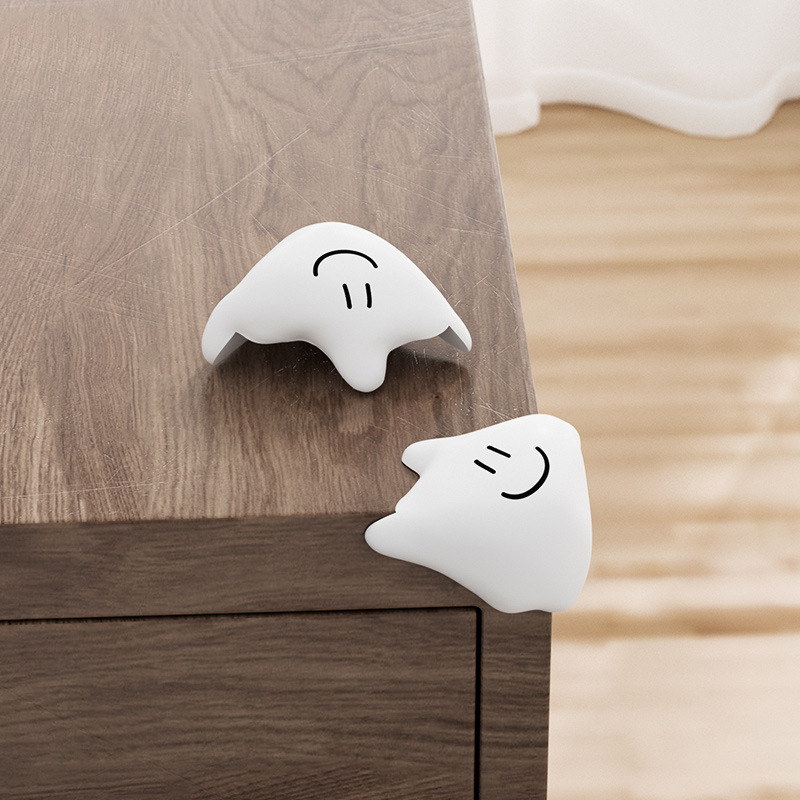 Animales transfronterizos Conejo Silicona Esquina de mesa Esquina de protección Esquina anticolisión Esquina anticolisión para niños Equipo de protección de seguridad para bebés