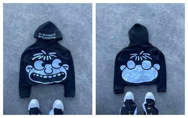 스타일 5 "면 후드 스웨터]