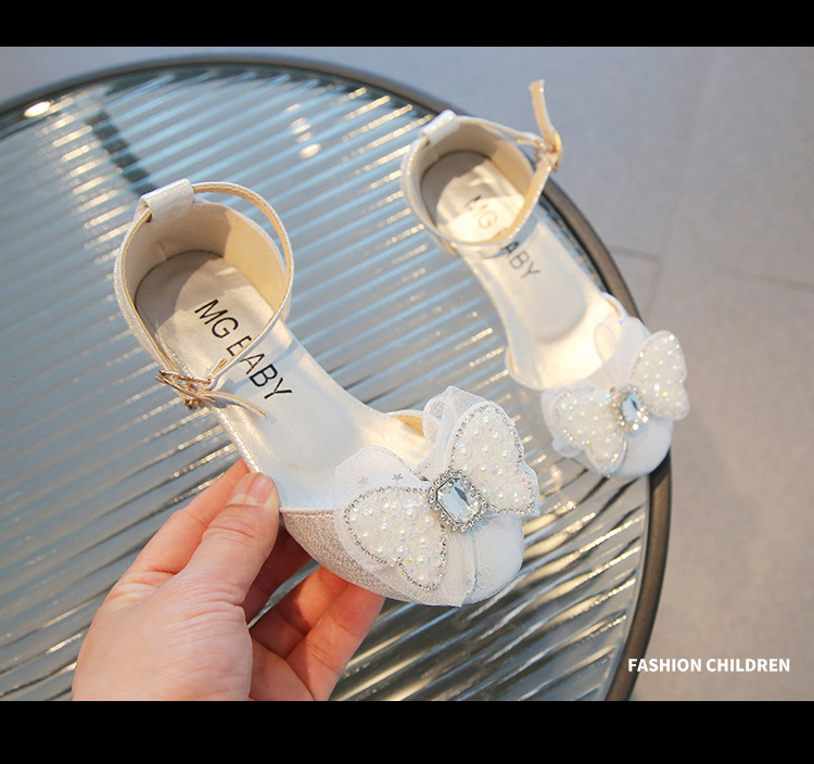 Süße Blume High Heels 2023 Sommer Neue Prinzessin Kleine Mädchen Sandalen Dicke Kinderschuhe_voghion.com