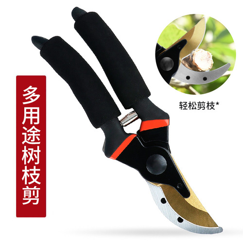 Tree Pruning Shears, Gardening Shears, Fruit Branch Scissors, Flower Branch Scissors, Flower Greening Scissors, Grafting Scissors, Landscape Shears, Sponge Handle Pruning Shears