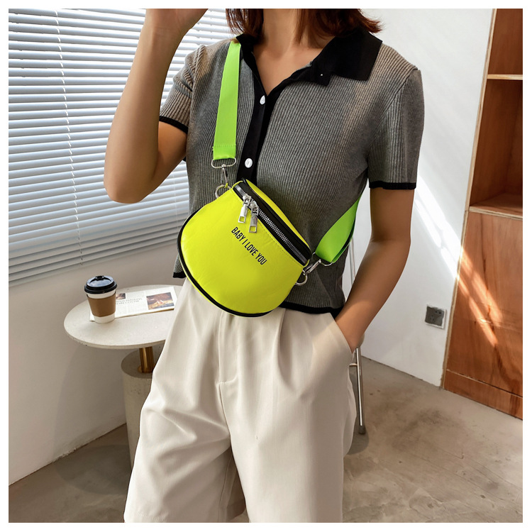 Fashion Candy Color Wide Shoulder Strap Shoulder Messenger Bag Wholesale display picture 7